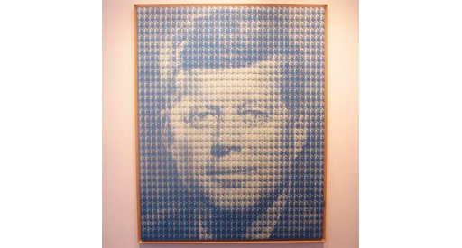 Portrait of John F. Kennedy.