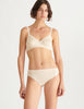 woman in undyed antonia cotton bra