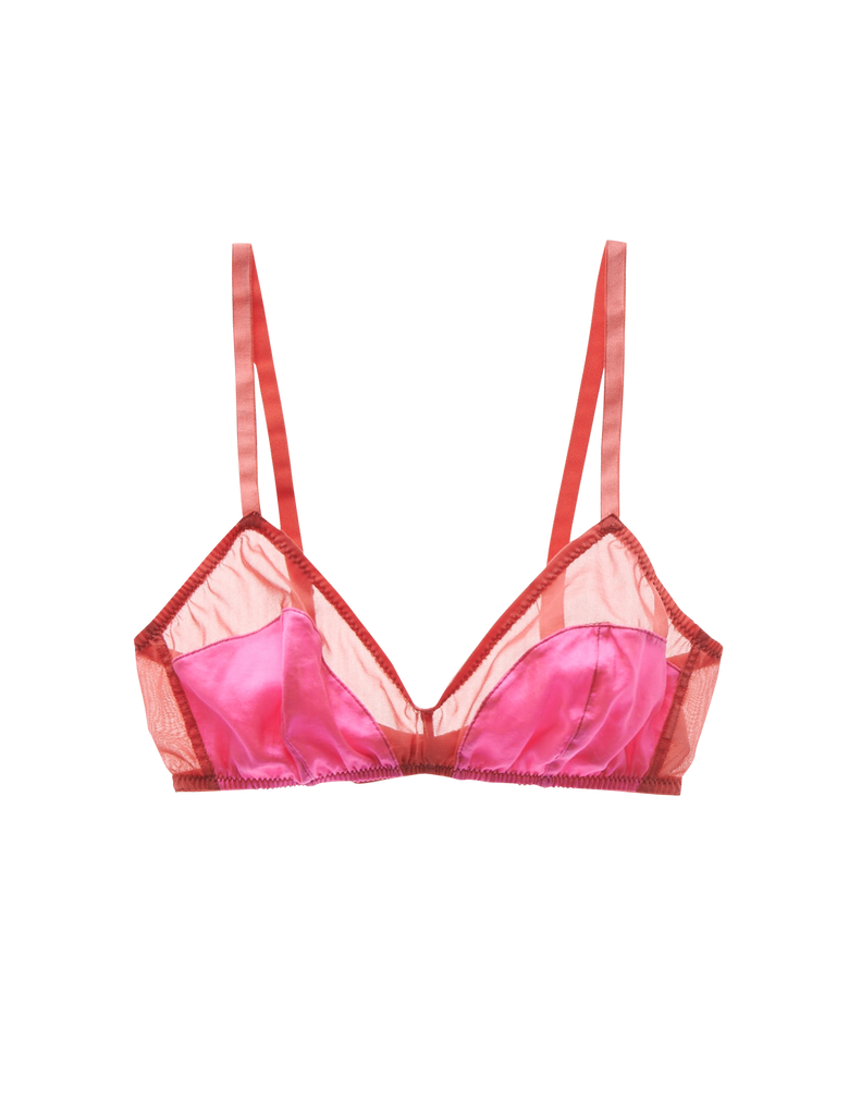 beatrice bralette in spritz pink