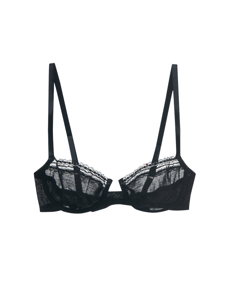 chloe underwire bra in black