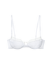 chloe underwire bra white