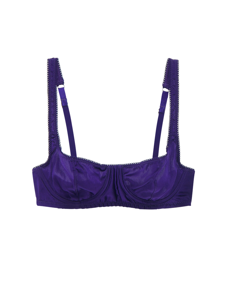 gita underwire bra in aster purple