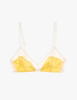 Flat lay of Beatrice Bralette in Sun Yellow