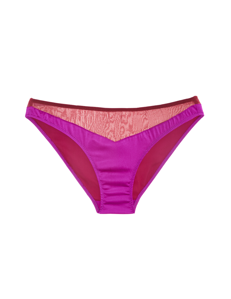 aaron panty in amaranth magenta and red