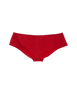 gal hipster in cardinal red