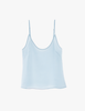 Cloud Blue Silk Parker Cami Lounge Top