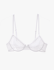 White Sofia cotton underwire