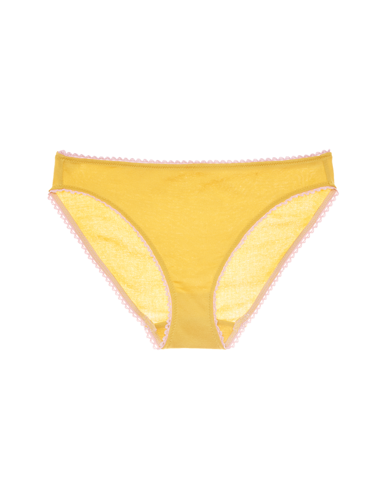 Yellow Isabella Cotton Panty