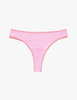 pink cotton thong with orange trim by Araks