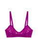 a flat lay image of the tamara bralette in sorbet purple