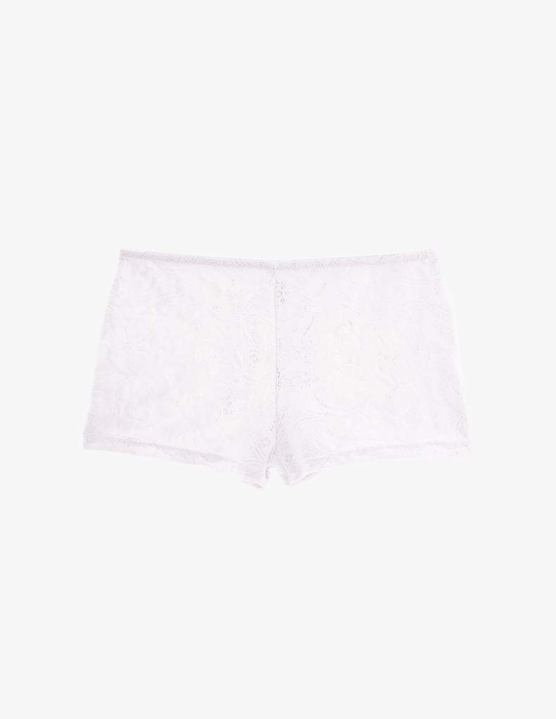 flat white lace Guinevere Short