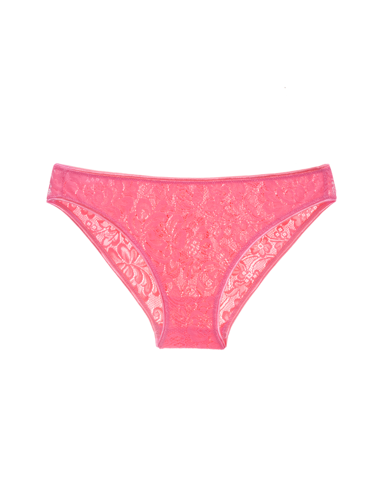 a flat lay image of the tris panty in prima pink