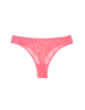 a flat lay image of the tine thong in prima pink