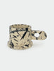 Black and White Splattered Mug by Peter Shire