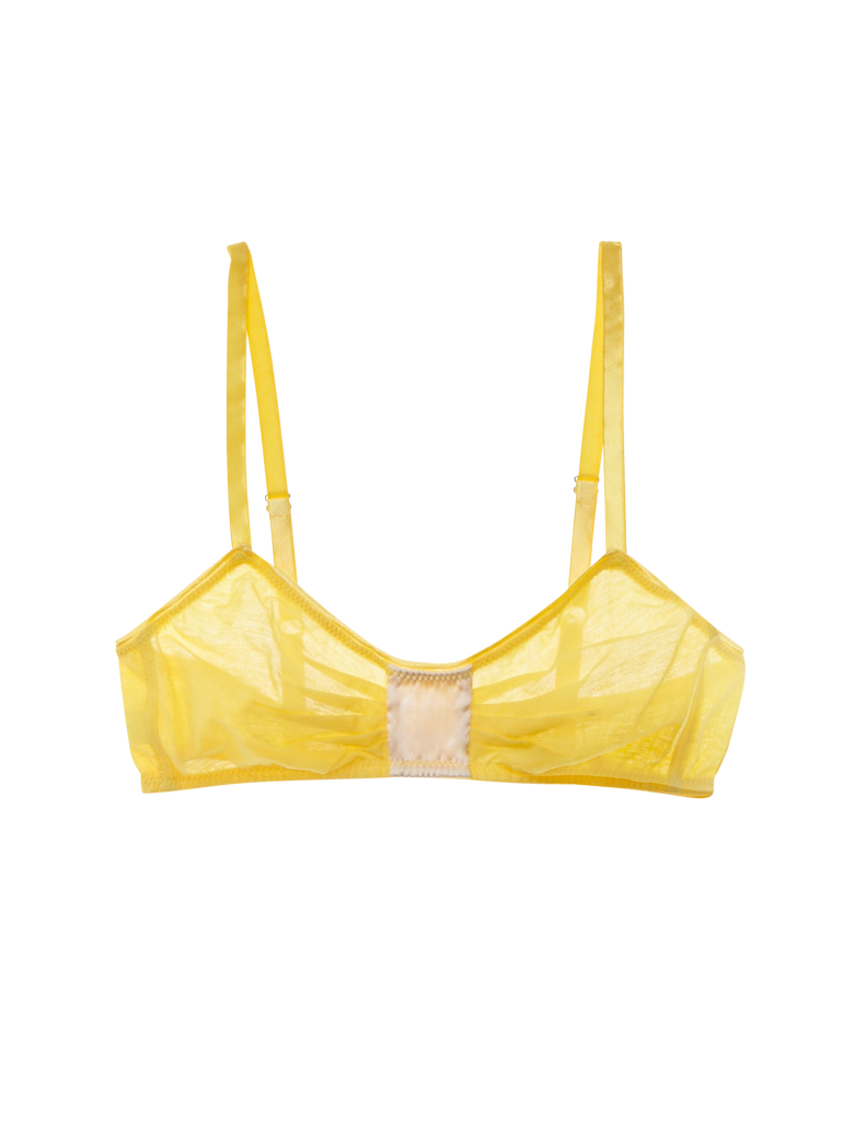 uma bralette spark yellow