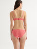 a model in the waverly underwire and tris panty in prima pink